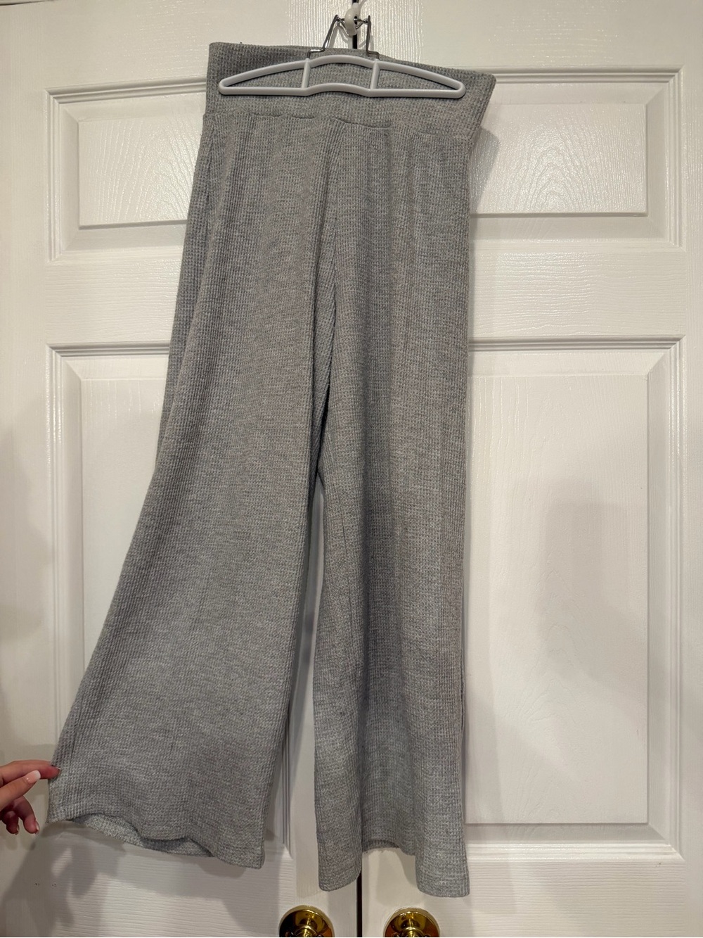 Abercrombie and fitch waffle knot yoga pants 3/4” length